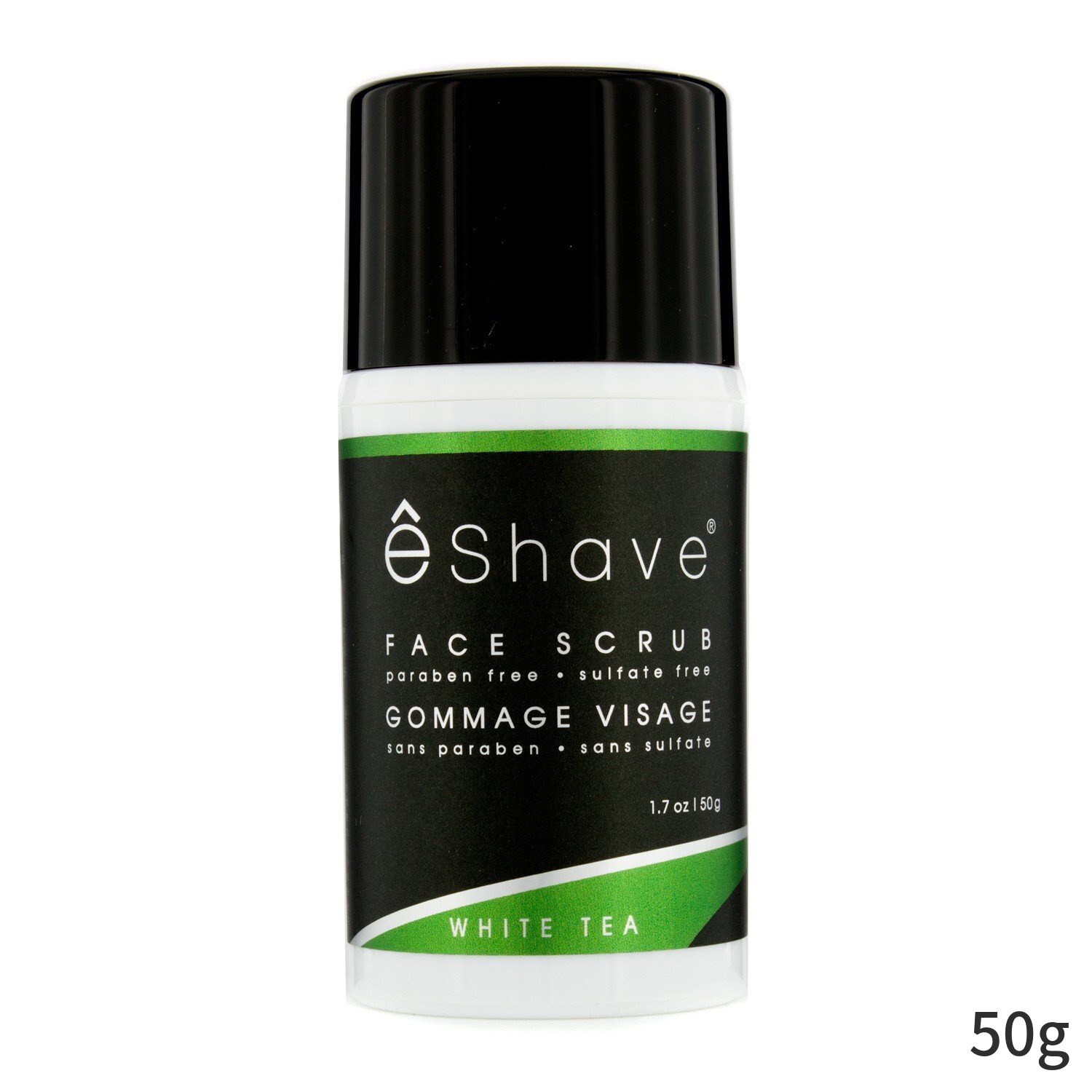 eシェーブ 角質除去＆ピーリング EShave フェイススクラブ - ホワイトティー 50g メンズ スキンケア 男性用 基礎化粧品 フェイス 父の日 プレゼント ギフト 2023 人気 ブランド コスメ