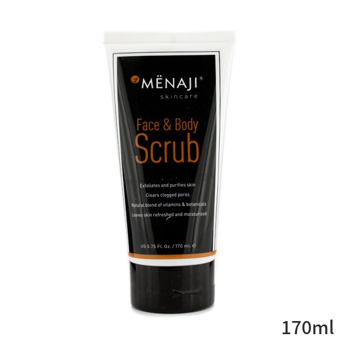 メナジ 角質除去＆ピーリング Menaji フェース & ボディ スクラブ 170ml メンズ スキンケア 男性用 基礎化粧品 フェイス 父の日 プレゼント ギフト 2023 人気 ブランド コスメ