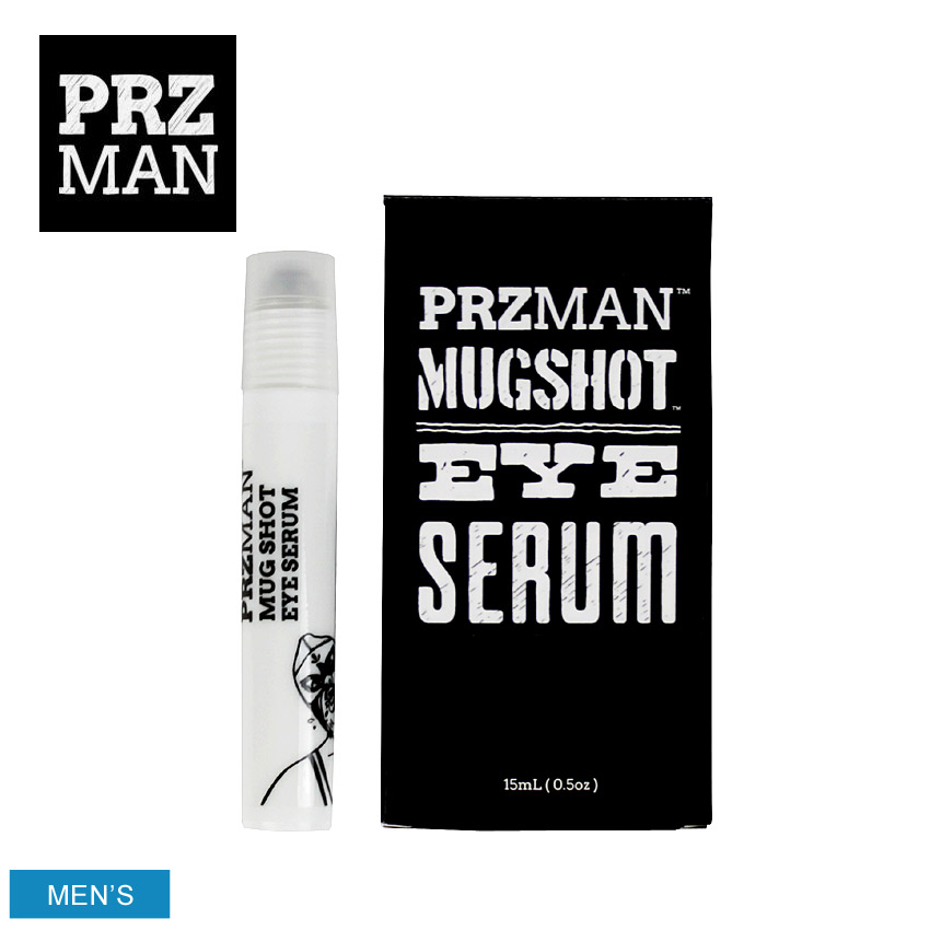 ＼6/10限定！エントリー＆抽選で最大100％ポイントバック／プラズマン コスメ メンズ アイセラム（目元美容液） PRZMAN MUG SHOT EYE SERUM PRZ-3203 メンズコスメ スキンケア 保湿 美容 ロールオンタイプ 天然成分 男性用 【ラッピング対象外】
