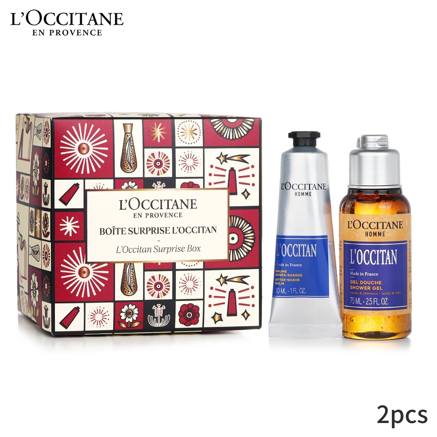 ロクシタン セット＆コフレ L'Occitane ギフトセット L'Occitan Surprise Box Set 2pcs メンズ スキンケア 男性用 基礎化粧品 スキンケアセット おしゃれ 父の日 プレゼント ギフト 2023 人気 ブランド コスメ
